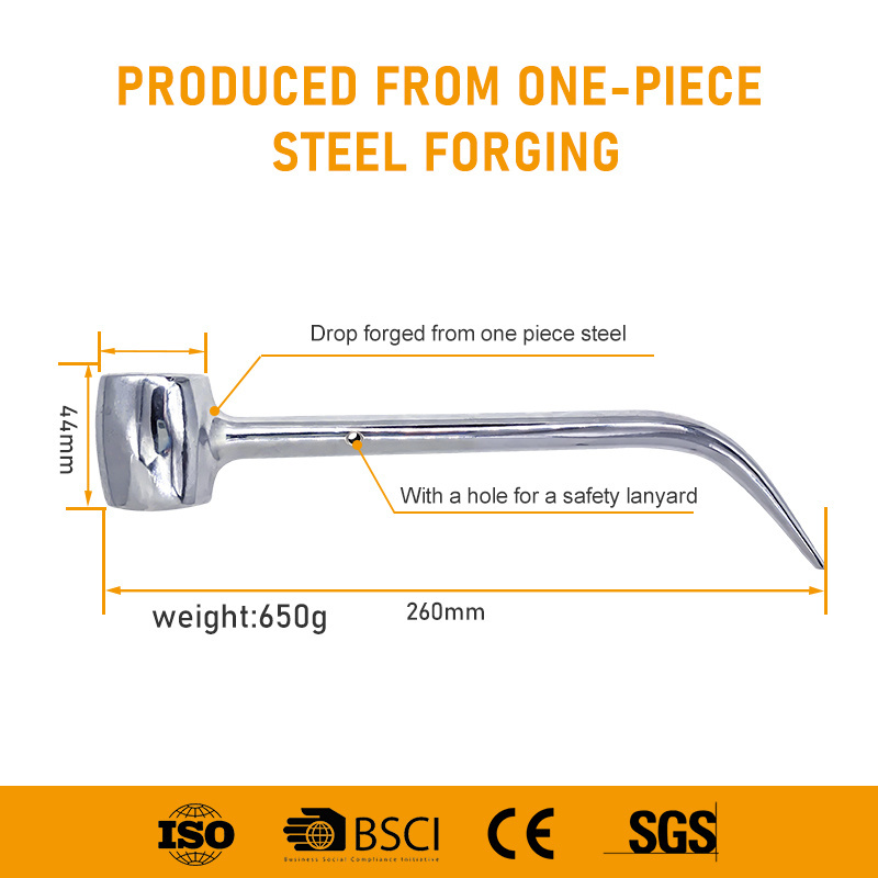 LINYI QUEEN Heavy Duty Scaffold Podger Hammer One Pcs Drop Forged One Pcs Chromed Scaffold Hardware Tools