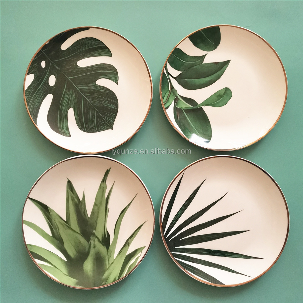 ceramic decorative hanging wall plates wholesale / Decorative Porcelain Souvenir Plate / Decorative ceramic plate for home coll