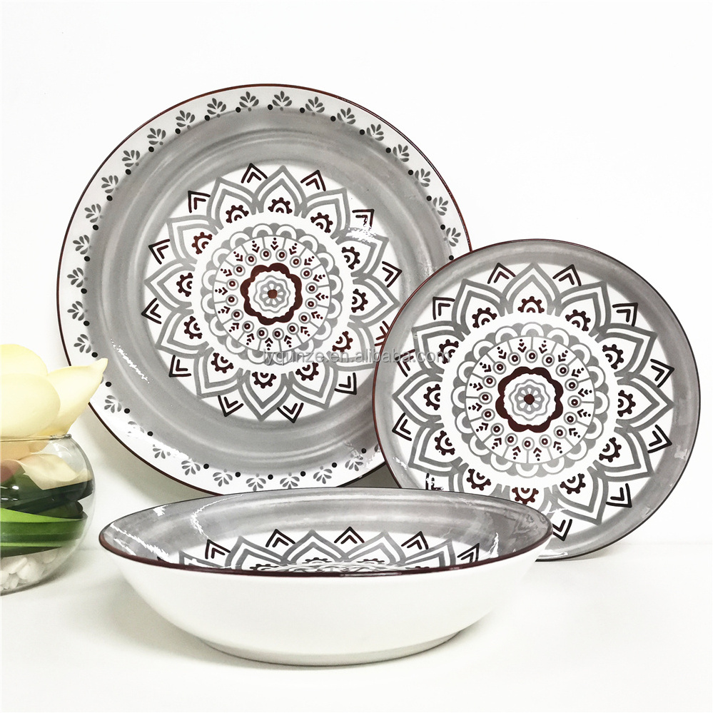 ab grade 16pcs White Porcelain Crockery Dinner Set Ceramic Ware pakistani Dinner Set