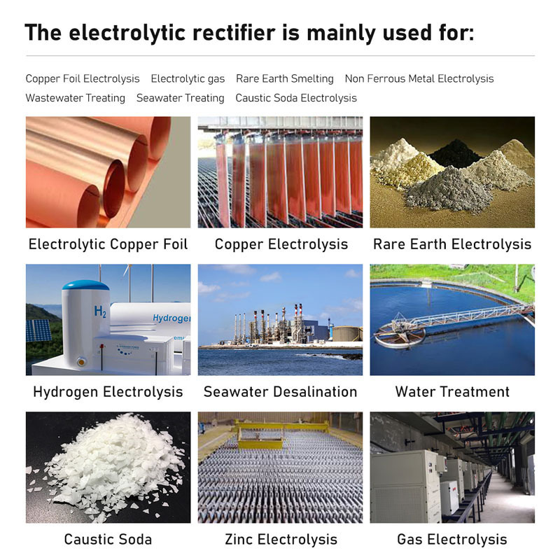 Electrolysis transformer rectifier 110V 100A electrochlorination power supply