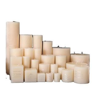 Ivory white candle smokeless lighting emergency column wax wholesale household romantic tasteless long-lasting burning candle