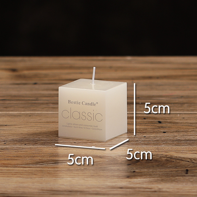 Ivory white candle smokeless lighting emergency column wax wholesale household romantic tasteless long-lasting burning candle