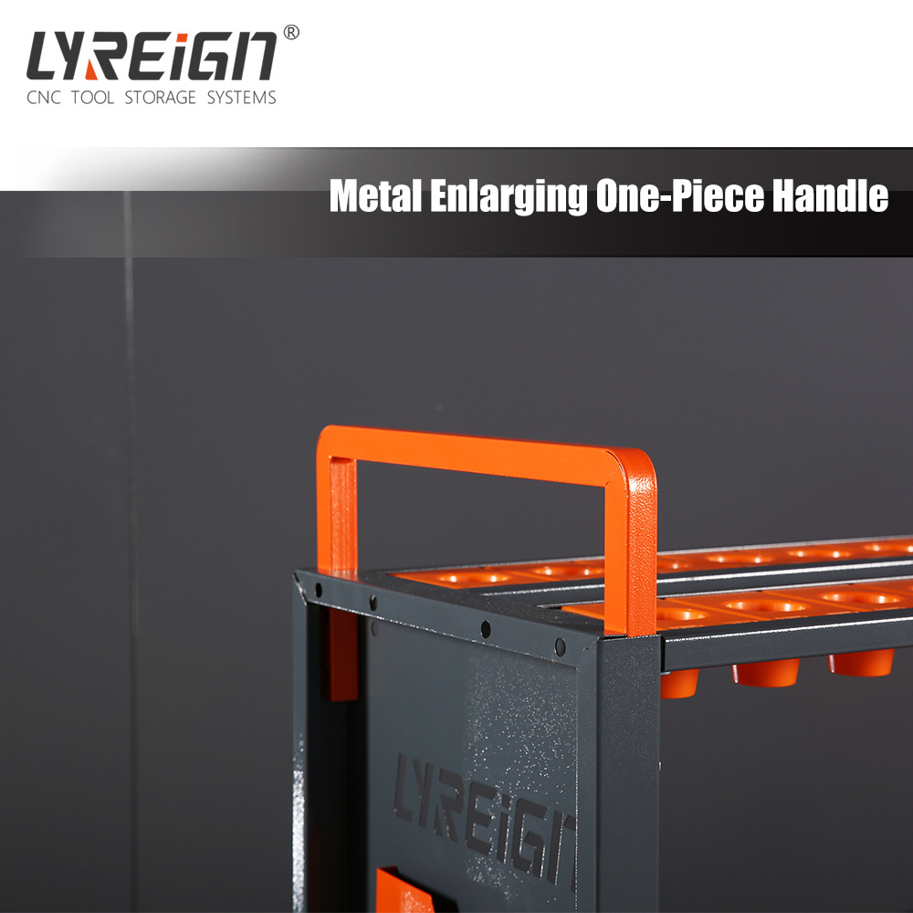 LYREIGN MTTA2 Shell End Mill Arbor Organizer Hsk63 Hsk40 Holder Rack Cat 50 Cart Cnc Tool Storage CAT40 BT40 ER32