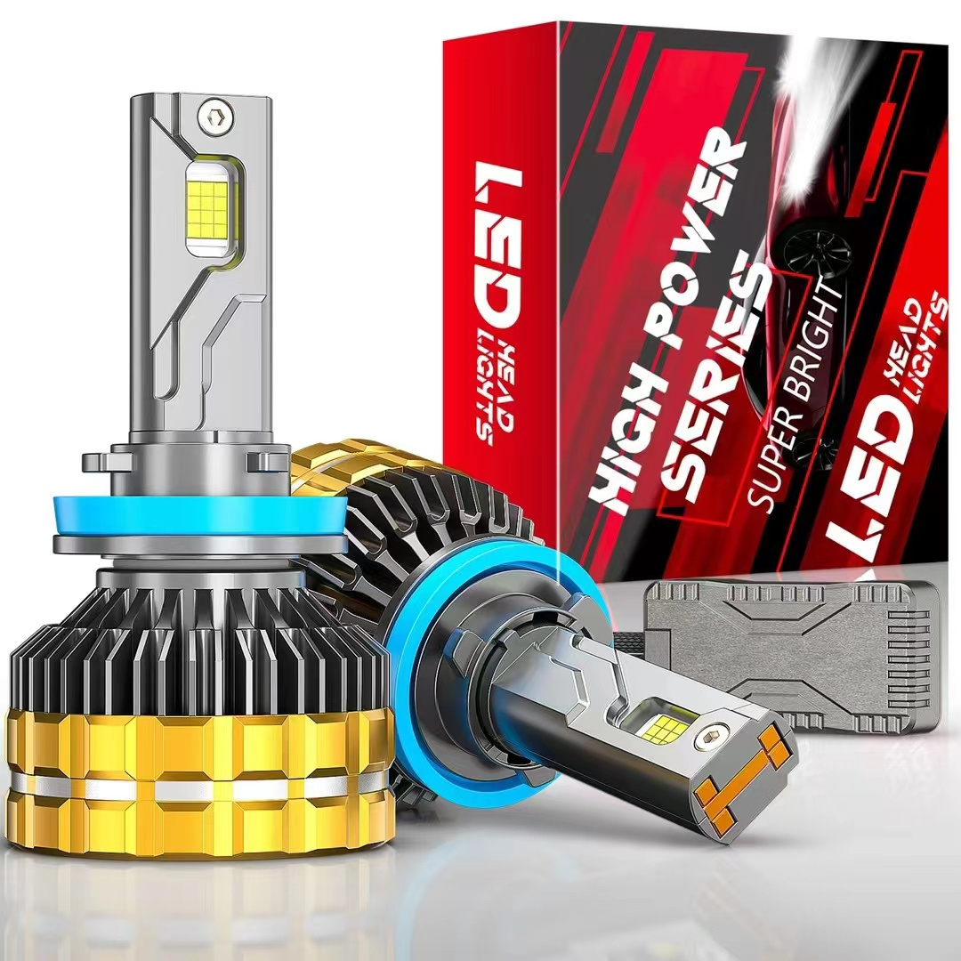 Auto Parts 300W Four Copper Tube LED Head Light Bulb H1H4 H7 H11 9005 9006 9012 Car Lighting System Upgrade