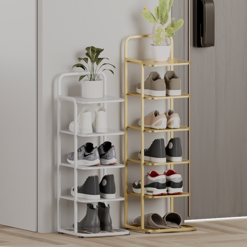 Shoe Rack Multifunction Free Standing Shoe Shelf Foldable Shoe Rack Entryway Storage