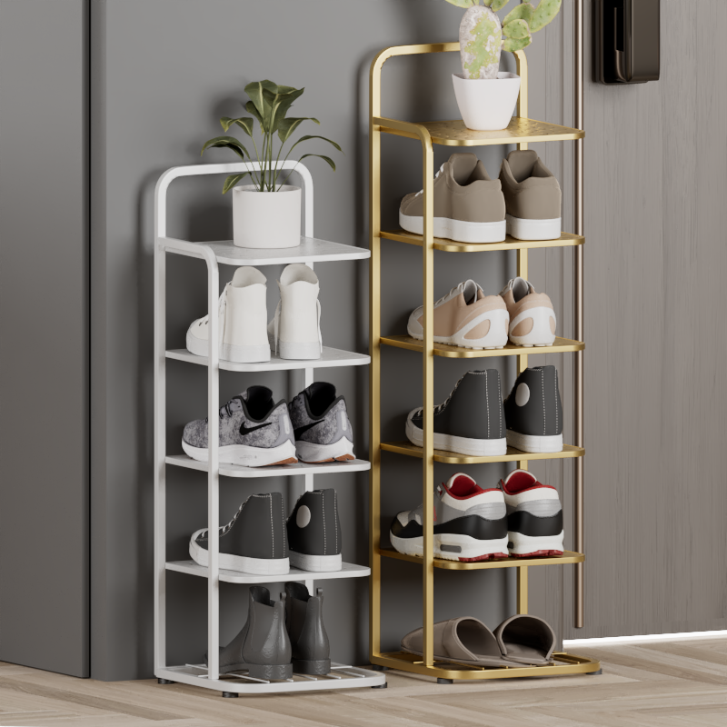 Shoe Rack Multifunction Free Standing Shoe Shelf Foldable Shoe Rack Entryway Storage