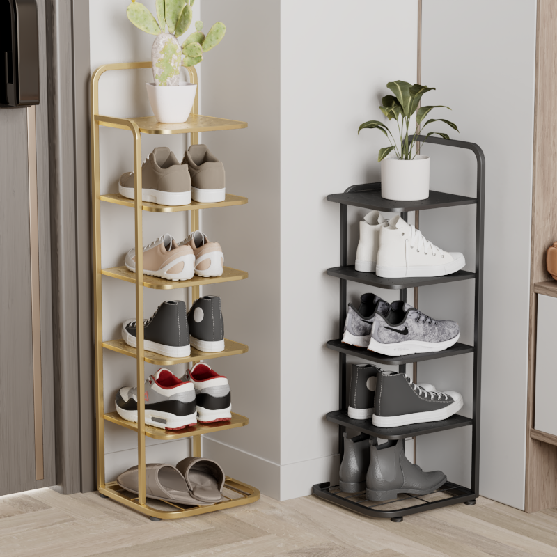 Shoe Rack Multifunction Free Standing Shoe Shelf Foldable Shoe Rack Entryway Storage