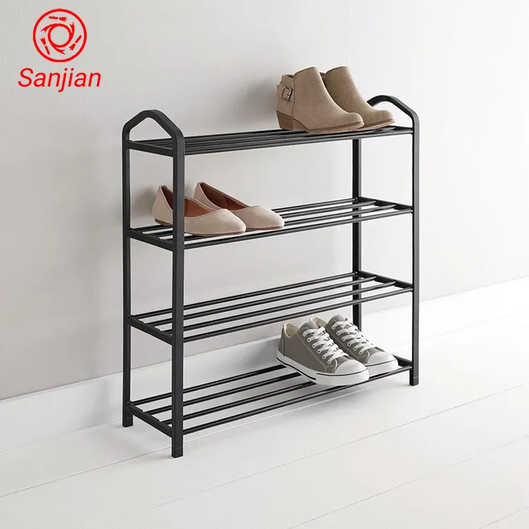 Manufacturers produce multi-layer plastic iron art simple assembly shoe rack dormitory home living room shoe shelf storage rack