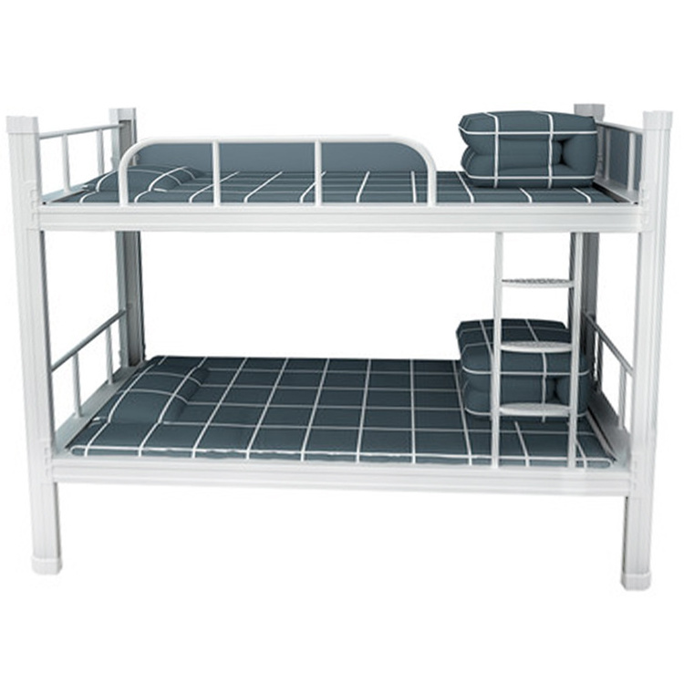 Luoyang Sanjian Steel bunk bed prices for adults students metal frame iron steel apartment twin double bunk bed