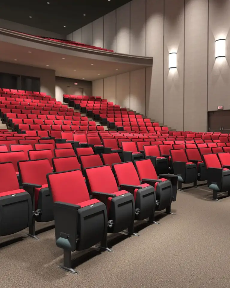 Theater Church Seating Standard Seat Size Lecture Hall Auditorium Chair for Sale Theater Furniture