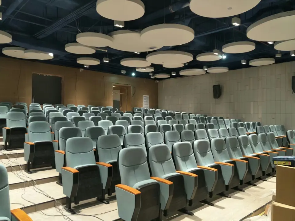 Theater Church Seating Standard Seat Size Lecture Hall Auditorium Chair for Sale Theater Furniture