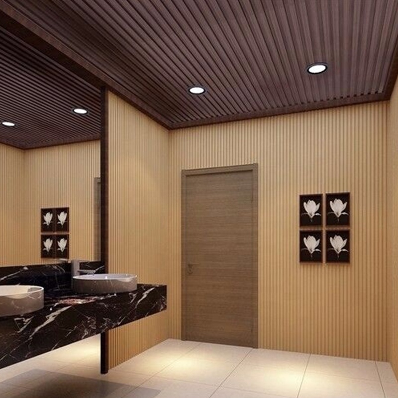 Decoration Interior Panel De Pared De WPC Wooden Panel Wall Indoor