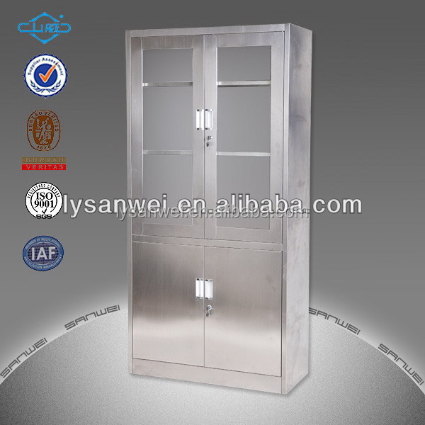 stainless steel hospital medicine cabinet/ SS Storage Cabinet