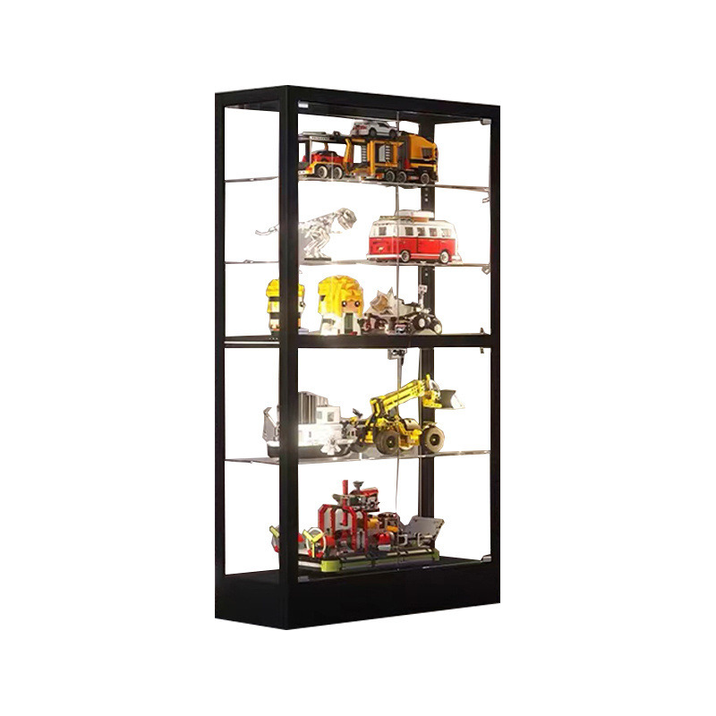 Living Room Toy Display Cabinet For Sale Glass Display Case Sliding Door