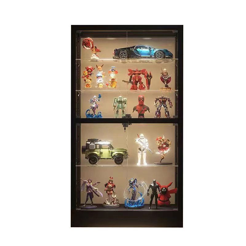 Living Room Toy Display Cabinet For Sale Glass Display Case Sliding Door