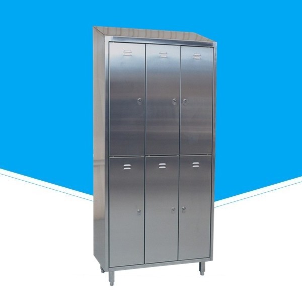 3 door Stainless Steel Wardrobe