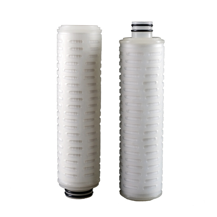 Good price  022 0.45 0.5 Micron 10 20 inch PP pleated Filter Cartridge Sterile filtration bacterial interception filter