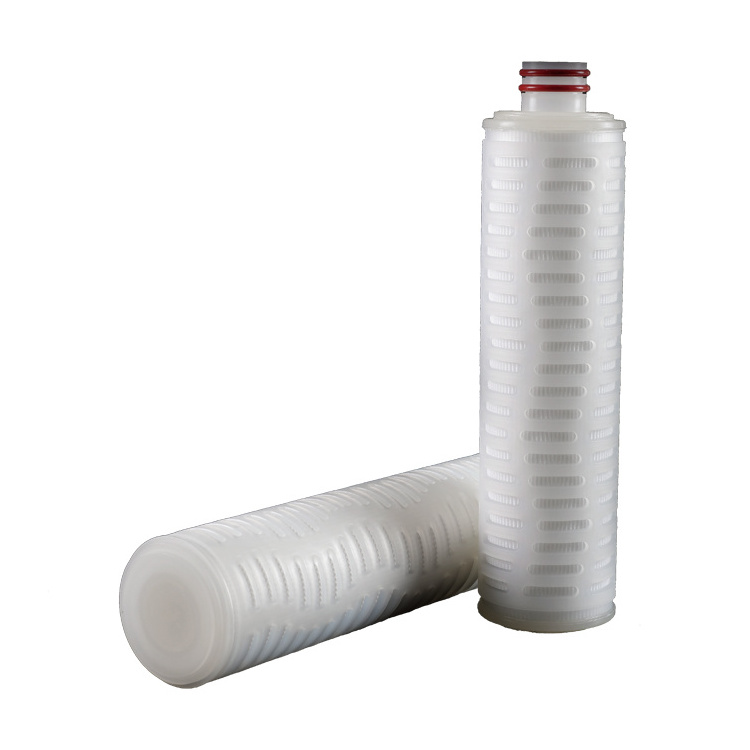 Good price  022 0.45 0.5 Micron 10 20 inch PP pleated Filter Cartridge Sterile filtration bacterial interception filter