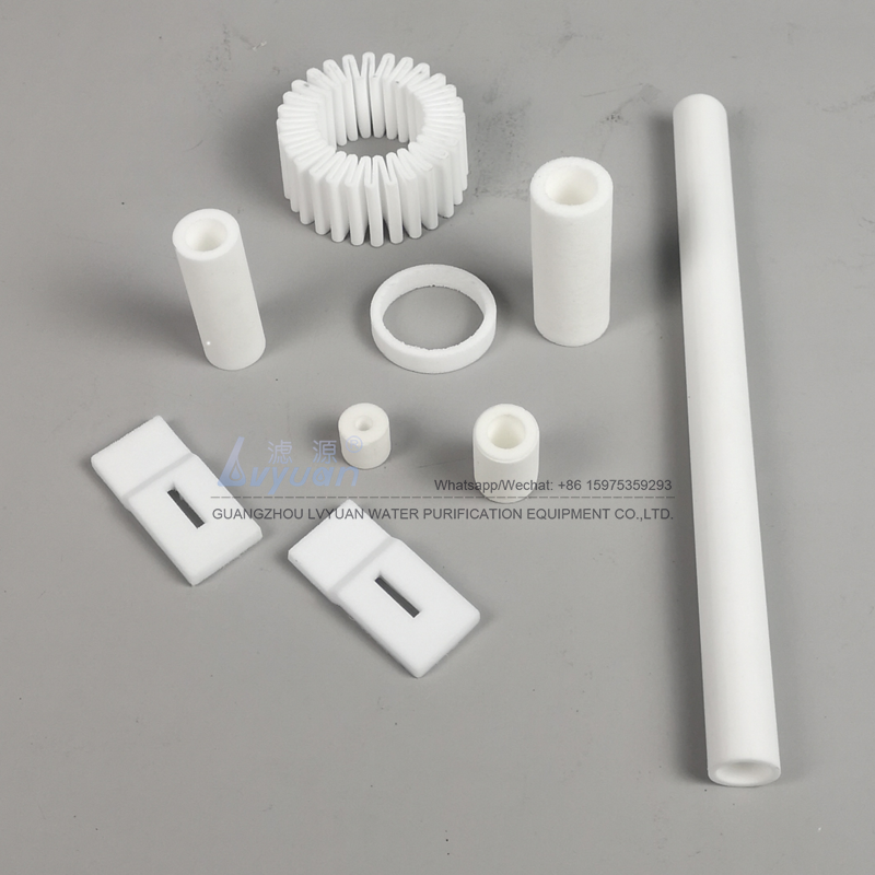 Water filtration HDPE solid porous rod filter 1 3 5 microns sintered plastic filter with polyethylene PE powder elements