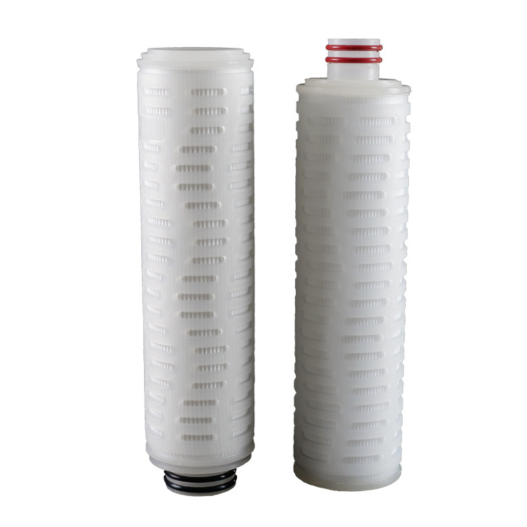 Good price  022 0.45 0.5 Micron 10 20 inch PP pleated Filter Cartridge Sterile filtration bacterial interception filter