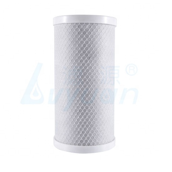 5/10/20 inch cto carbon block water filter cartridge  for purify water and house water with 5 10 25 micron