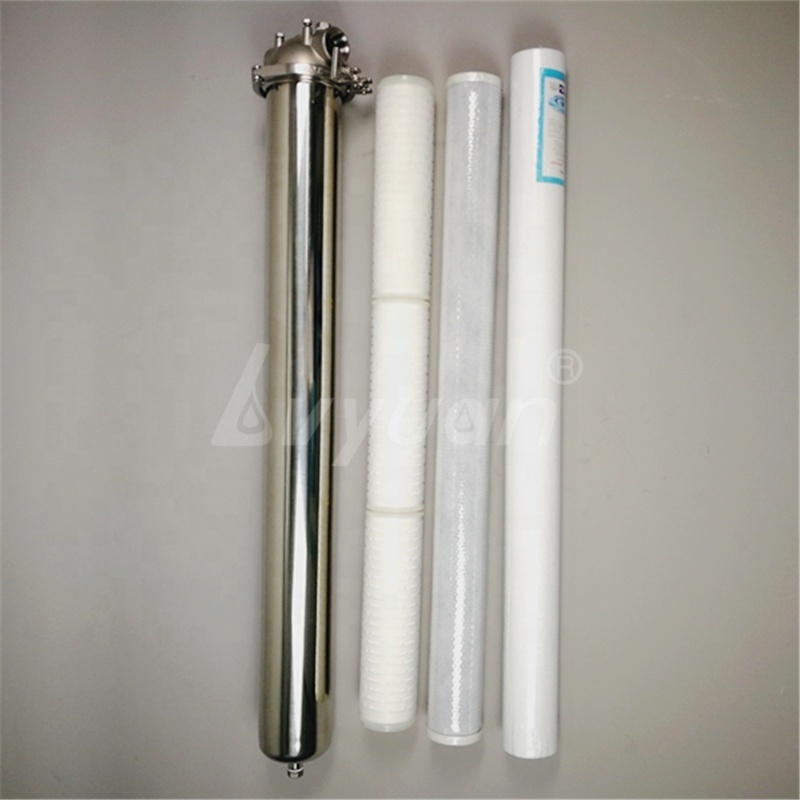 10 20 30 inch stainless steel housing filter for DOE Code 0 3 7 8 micron Cartridge holder