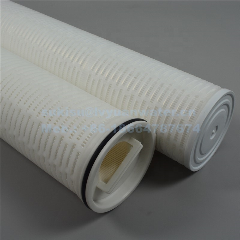 Industrial large flux cartridges Pleated Cartridge Filter High Flow Filter Cartridge for R.O sea water purification system