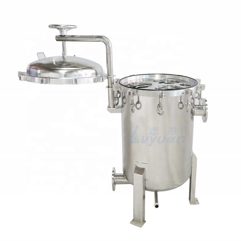 30m3 50m3 100m3 H High Flow Stainless Steel Multi bag filter water filter for sea water pre filtration equipment supplier