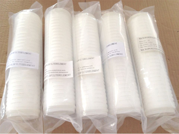 DOE 222 226 pleated filter cartridge/PP micro membrane