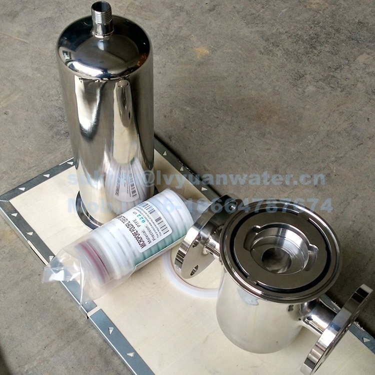 Food Grade Sanitary Inline Stainless Steel Straight Filter Strainer Filter for water/gas purification