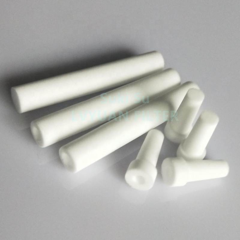 High Quality Sinter Sintering Porous Plastic PE Powder Air Gas Oxygen Diffuser Filter with good price water cartridge filters