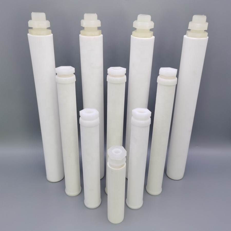 OEM PE filter rod/tube/disc/tablet design HDPE polythene PE powder material 1 5 10 microns sinter filter PE