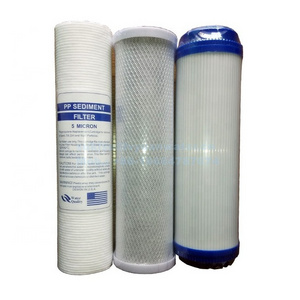 Household RO water  PP sediment 10 inch granular UDF activated carbon filter cartridge CTO for Pre-filtration