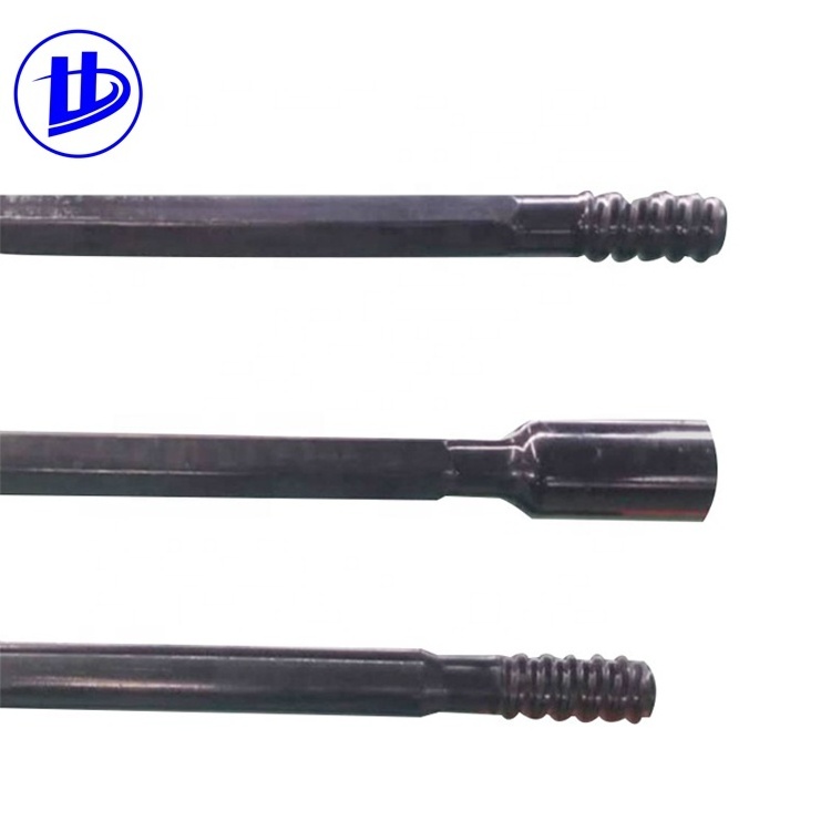 Hot Sale Rock Tools R25/R32/T38/T45/T51 threaded drill rod extension rod MF rock drill rod with high quality