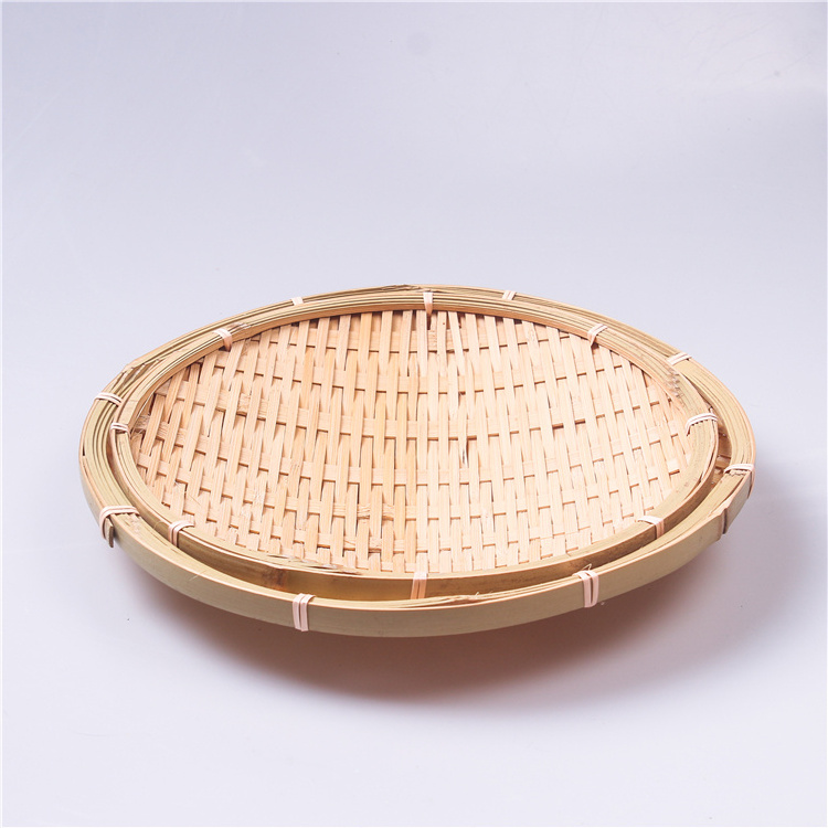 Wholesale China Cheap Mini Storage Tray Flower Decorative Basket Bamboo Egg Easter Baskets With Handle