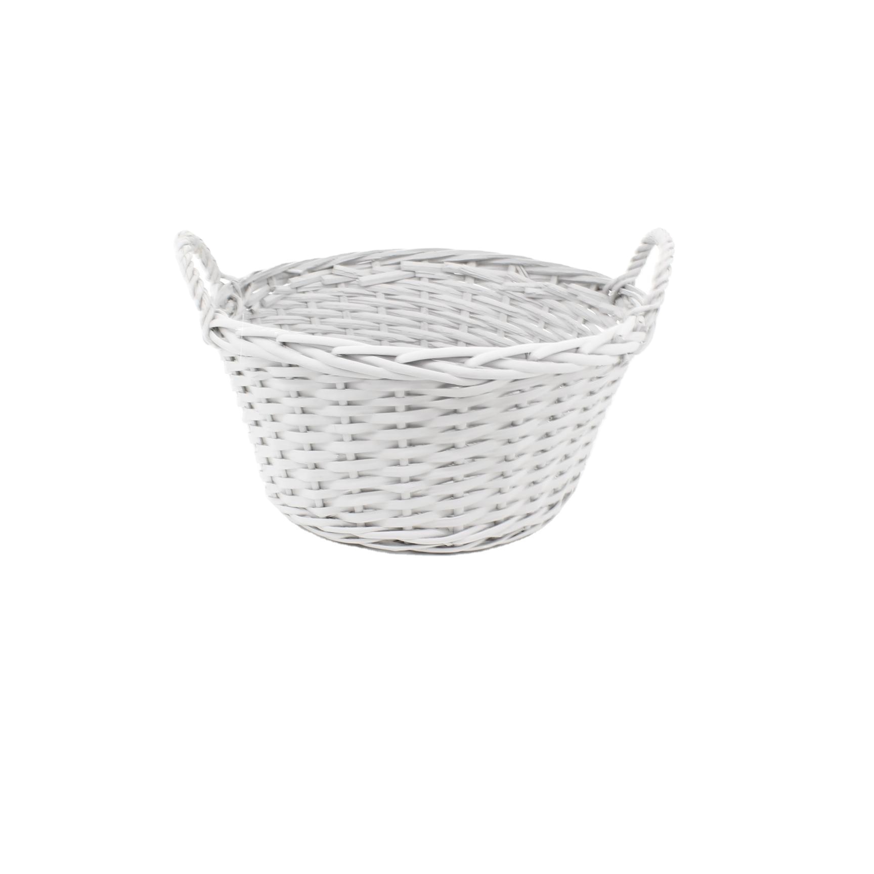 Eco-Friendly Bamboo Rattan Wicker Decorative Cheap Cane Storage Basket For Gift Hampers Kitchen Brown  Potato Storage Basket