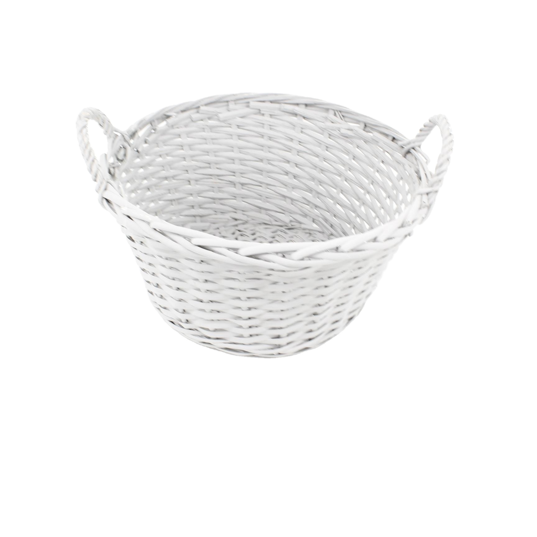 Eco-Friendly Bamboo Rattan Wicker Decorative Cheap Cane Storage Basket For Gift Hampers Kitchen Brown  Potato Storage Basket