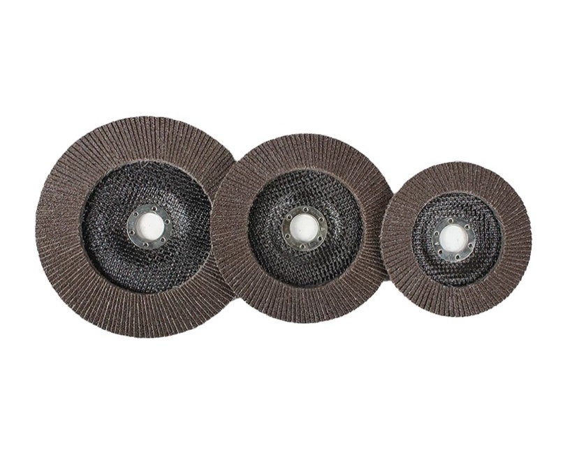 zirconia aluminum oxide abrasive sanding grinding curved spindle disk disco115mm tools flap wheel disc for stainless steel metal