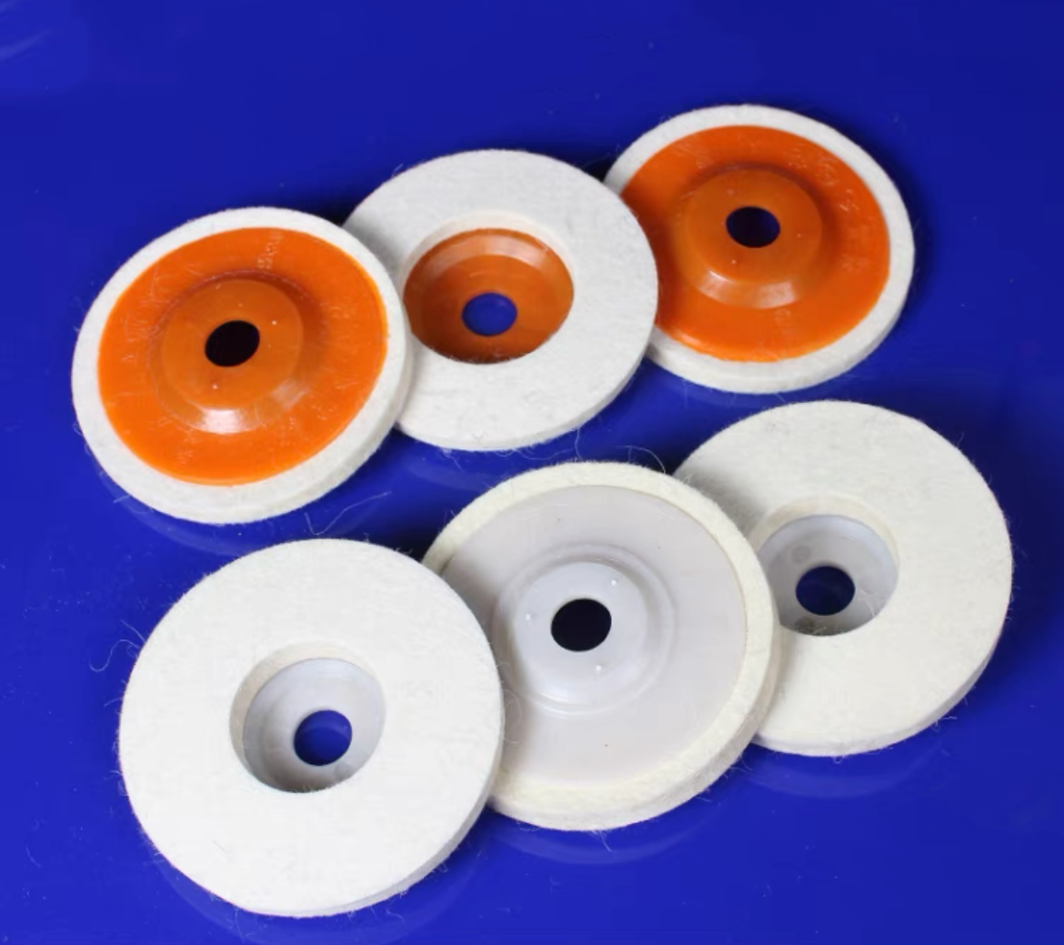 100*16*8/10/12mm Wool Felt Disc Polishing Buffing Wheel Pad Bore for angle grinder car detailing wood Wool Felt