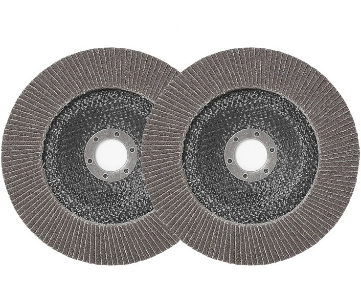 zirconia aluminum oxide abrasive sanding grinding curved spindle disk disco115mm tools flap wheel disc for stainless steel metal