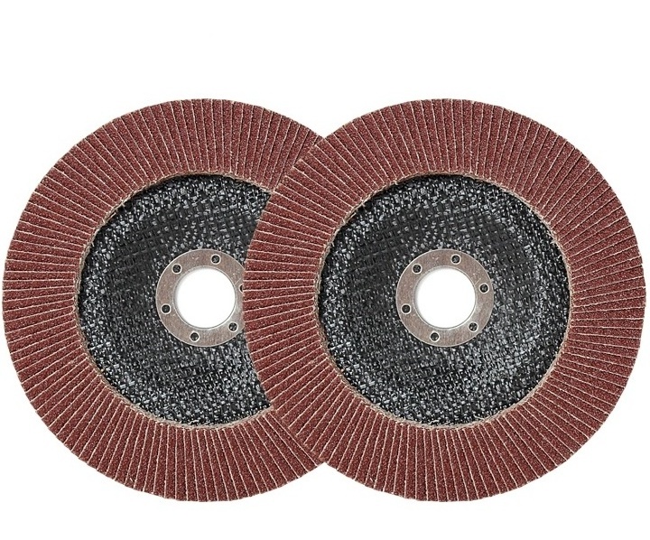 zirconia aluminum oxide abrasive sanding grinding curved spindle disk disco115mm tools flap wheel disc for stainless steel metal