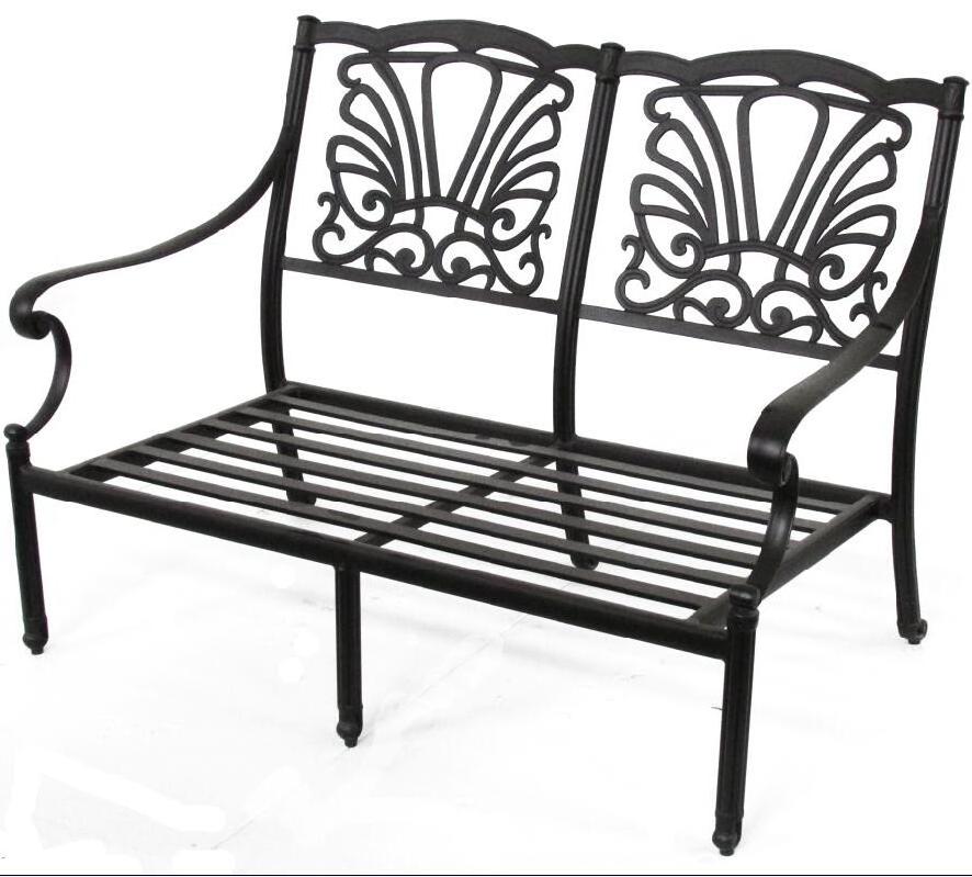 Aluminum outdoor garden set bench used in garden and park