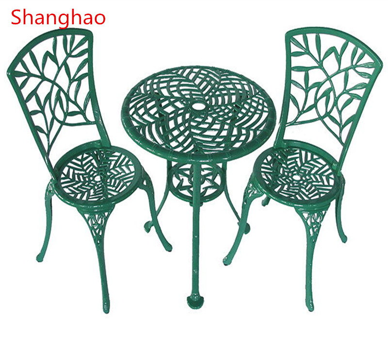 High Quality Outdoor Patio Furniture 3PCS Cast Aluminum dining set