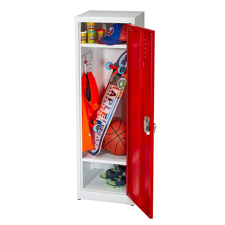 Kids metal locker 1 door kid toy small metal locker cheap kids mini lockers