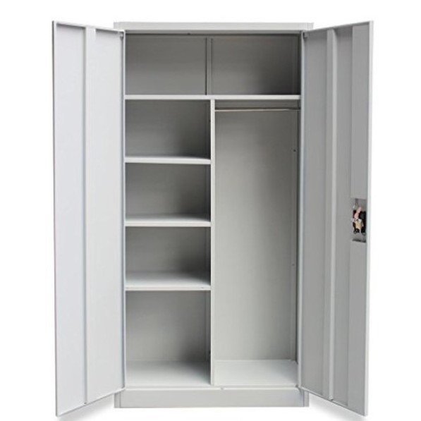 2 door cheap price clothing steel locker wardrobe storage cabinet wardrobe storage cupboard with locks