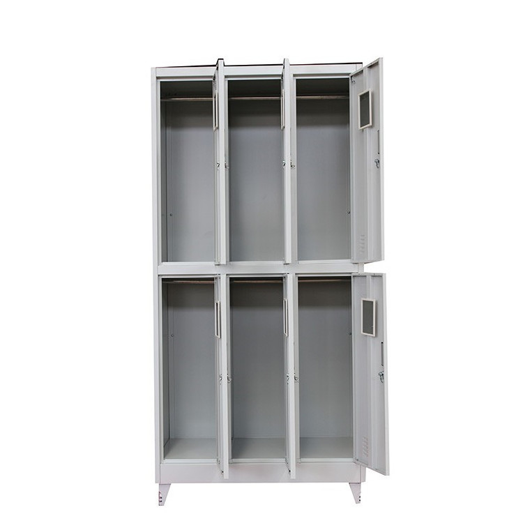 6 door employee lockers for office staff clothes steel cabinet lockers metal steel shelves locker office price storage cabinets