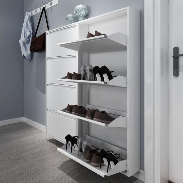 Shoe cabinet modern thin ultra thin storage shoe cabinet scarpiera