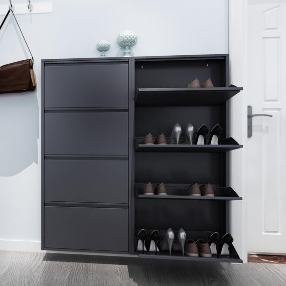 Nordic furniture shoe rack cabinet metal shoe cabinet furniture storage shoes cabinet metal storage narrow