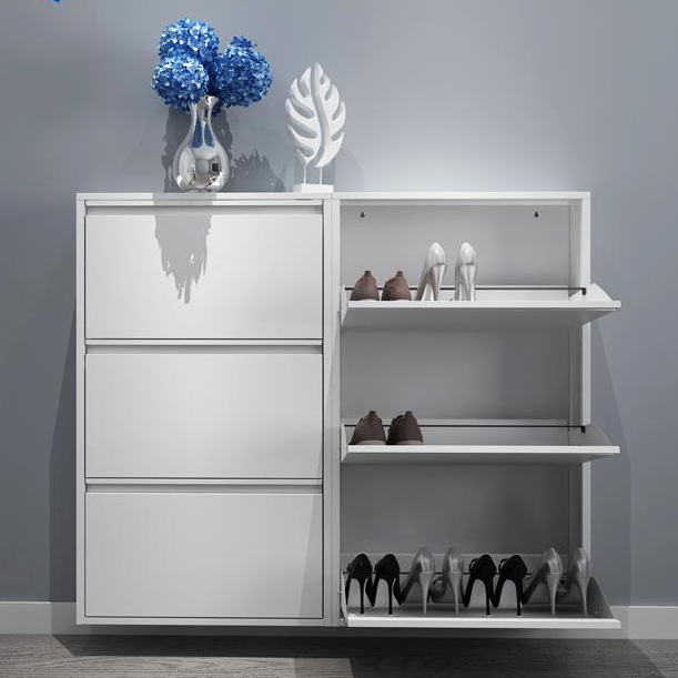 Nordic furniture shoe rack cabinet metal shoe cabinet furniture storage shoes cabinet metal storage narrow