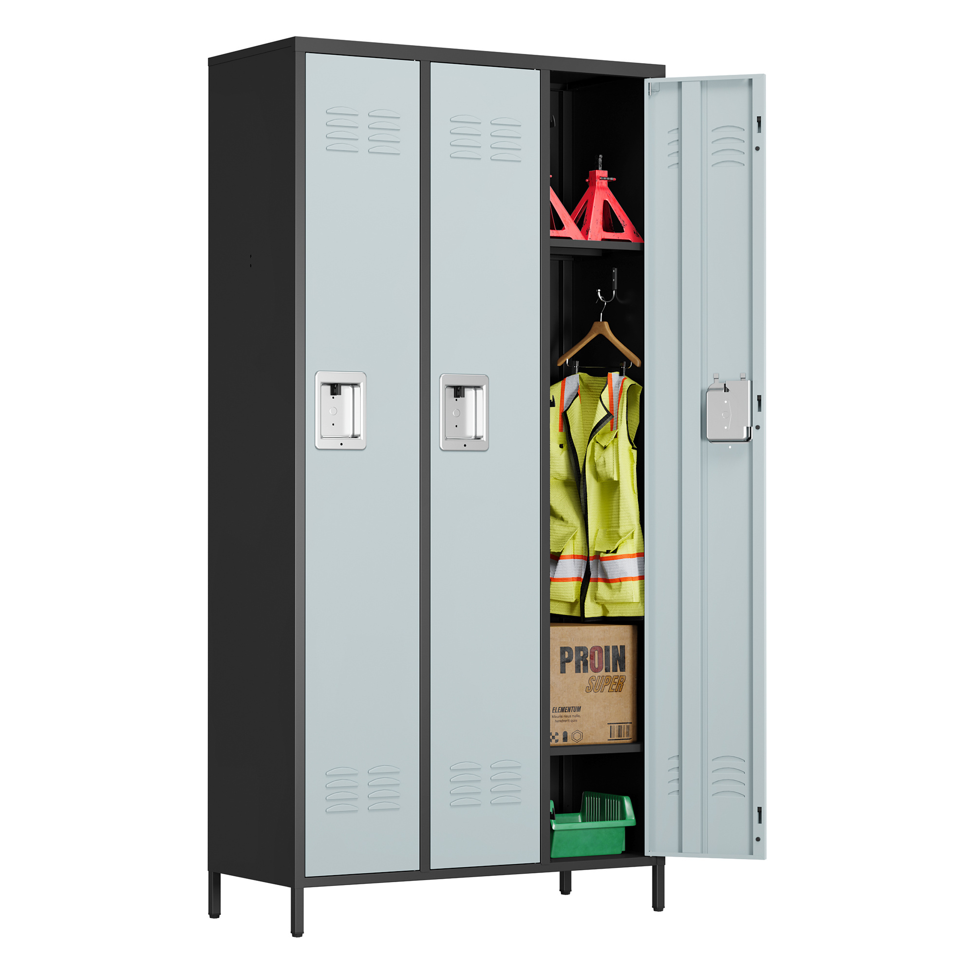 Metal furniture modern school locker metal cabinet locker storage unit locker per armadietto in acciaio